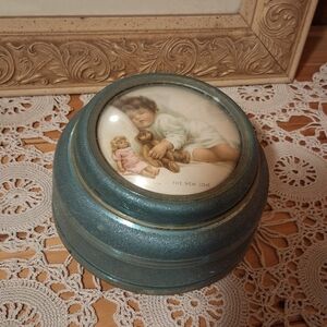 Vintage Aluminum Music Box